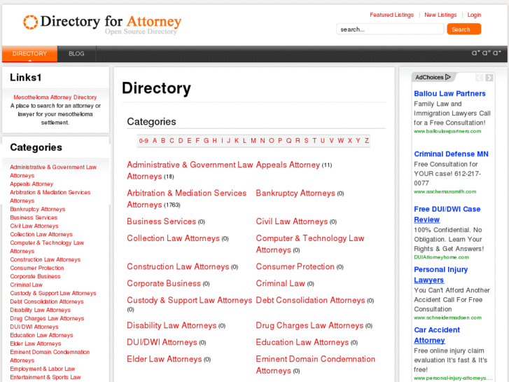 www.directoryforattorney.com