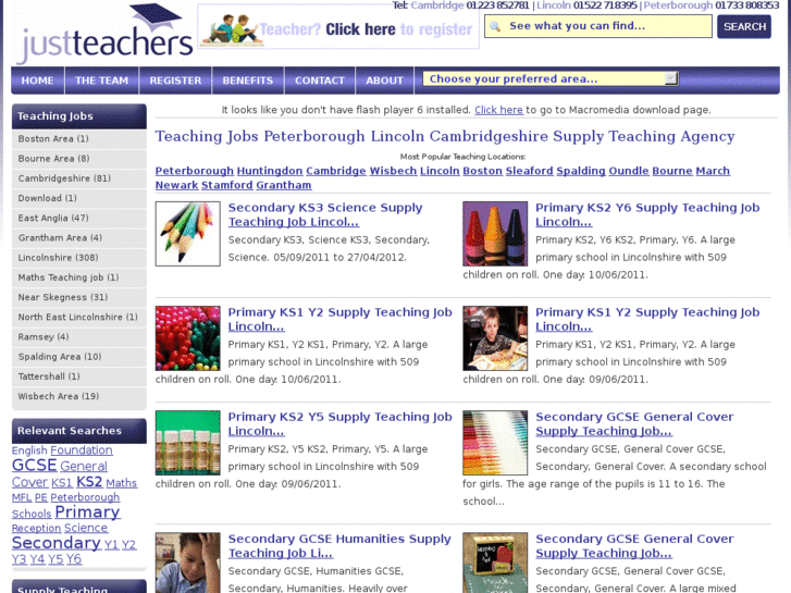 www.justpeterboroughteachers.co.uk