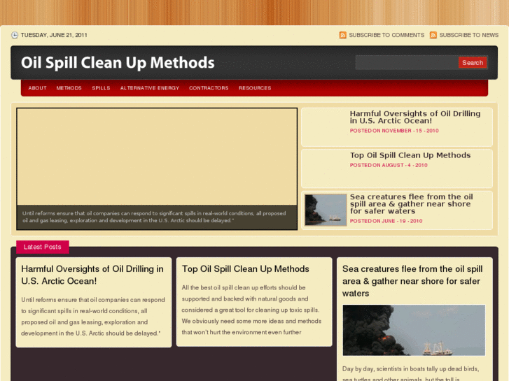 www.oilspillcleanupmethods.com