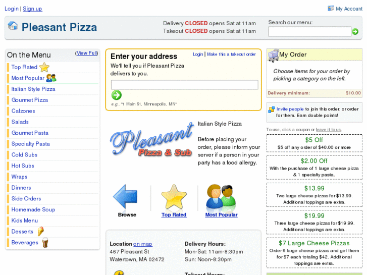 www.pleasantpizza.com