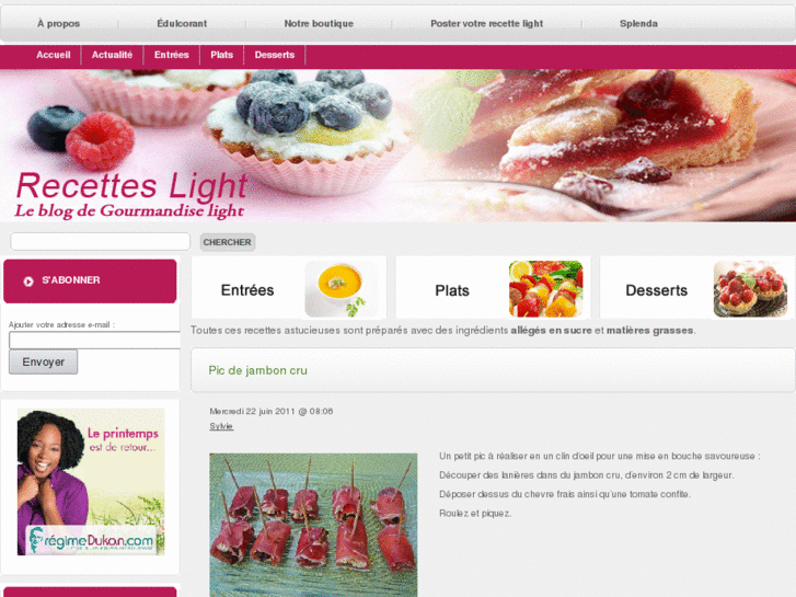 www.recettes-light.fr