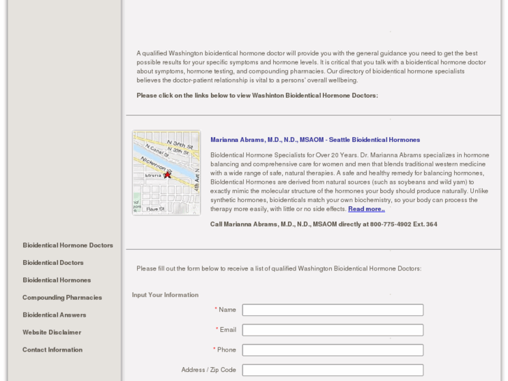 www.seattlebioidenticalhormonedoctor.com