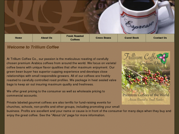 www.trilliumcoffee.com