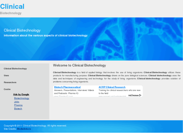 www.clinicalbiotechnology.com