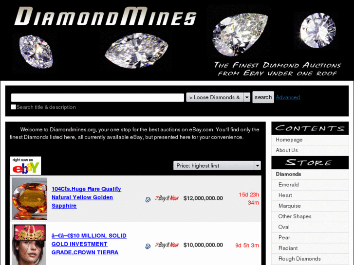 www.diamondmines.org