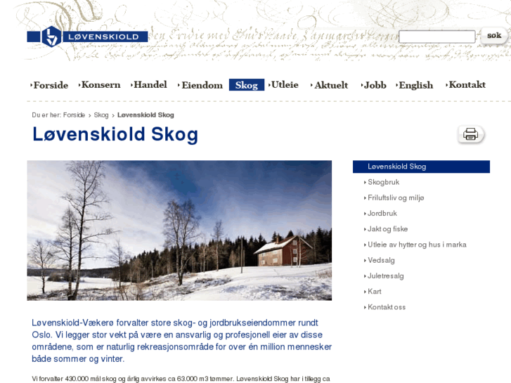 www.lovenskioldskog.no