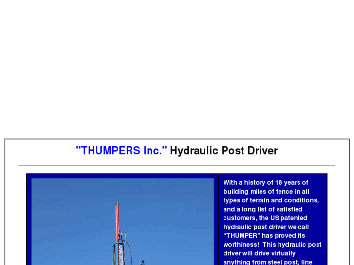 www.thumperpostdriver.com