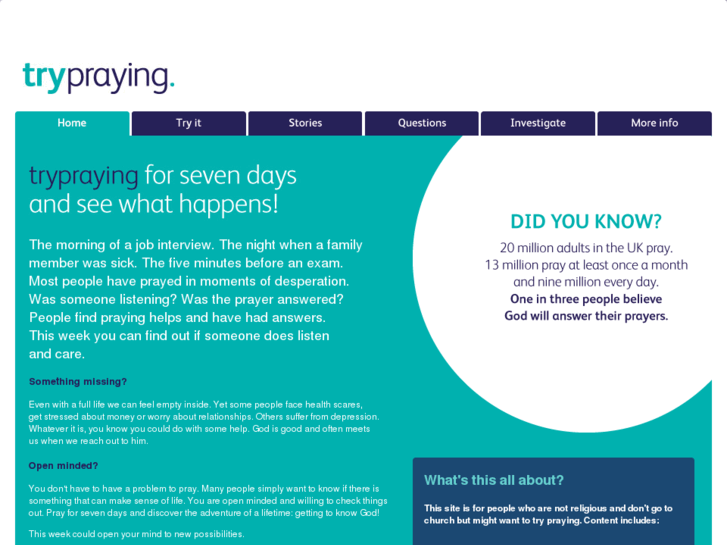 www.trypraying.co.uk