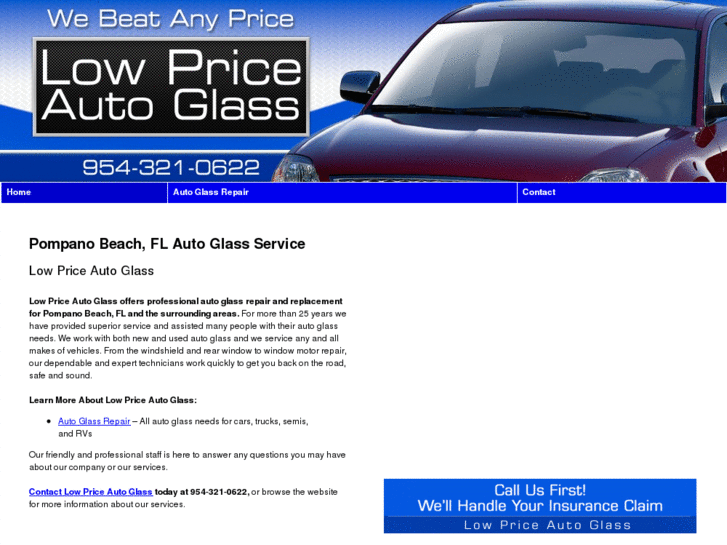 www.autoglassrepairpompanobeach.com