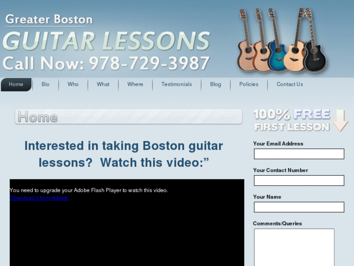 www.greaterbostonguitarlessons.com