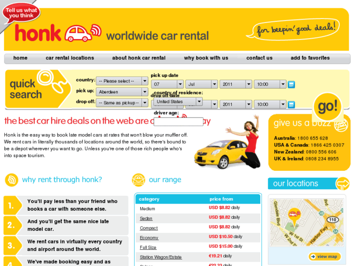 www.honkcarrental.com