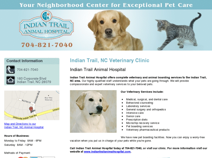 www.indiantrailanimalhospitalofmonroe.com