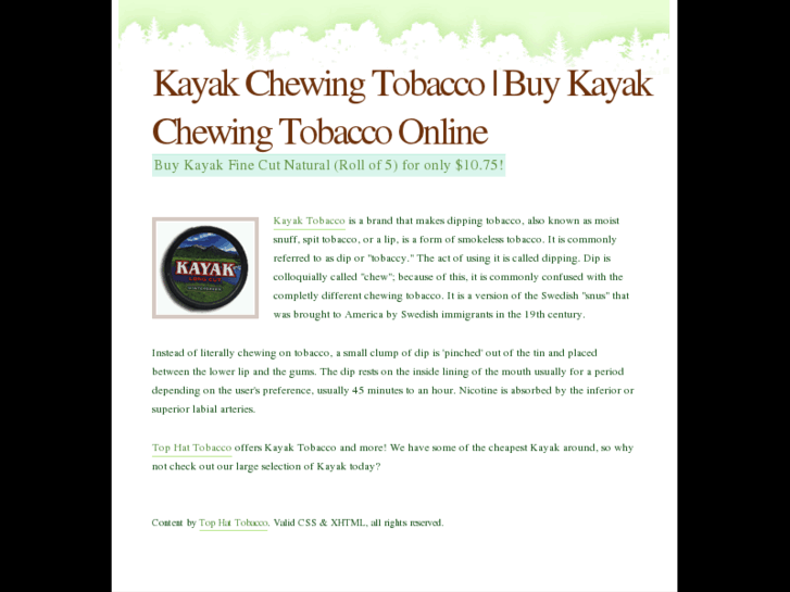 www.kayaktobacco.com