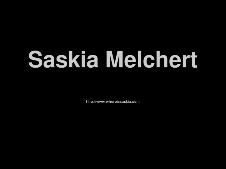 www.saskiamelchert.com