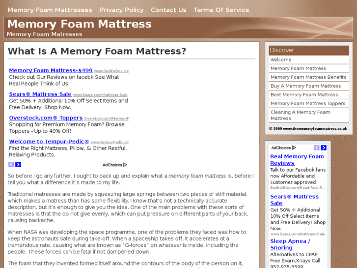 www.thememoryfoammatress.co.uk