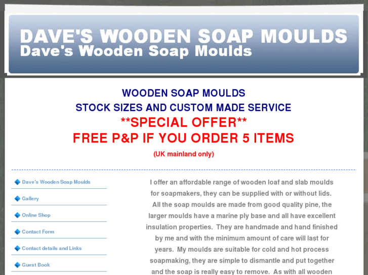 www.woodensoapmoulds.com