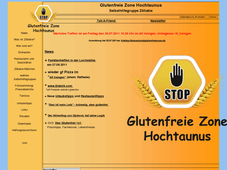 www.glutenfreiezone.de