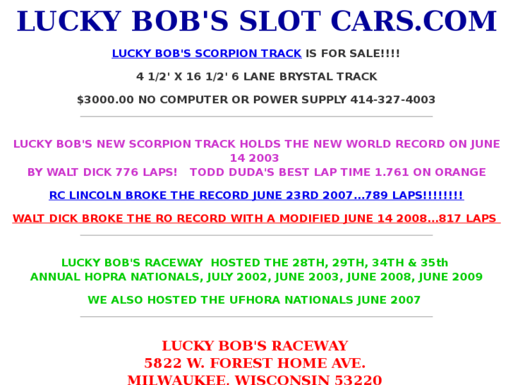 www.lucky-bobs-slot-cars.com