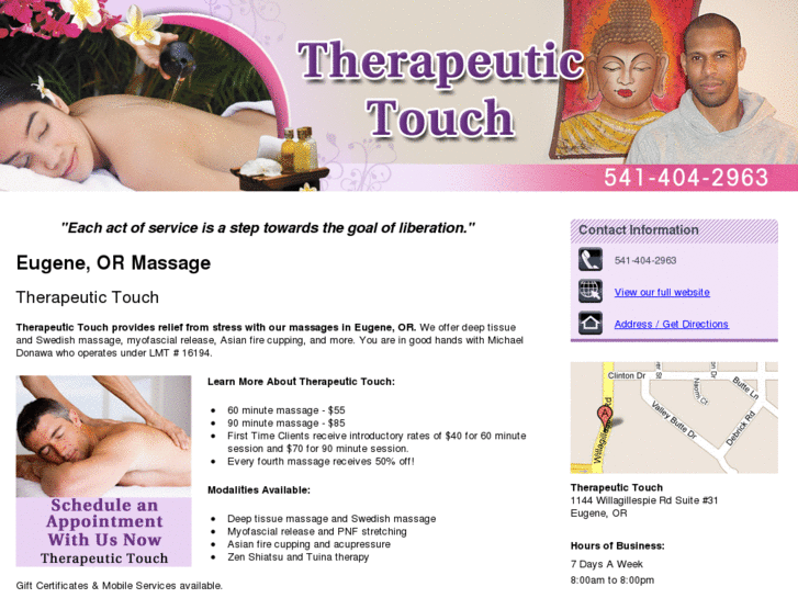 www.michaelstherapeutictouch.com