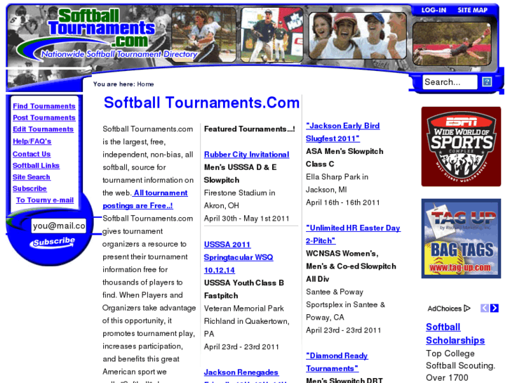 www.softballtournaments.com