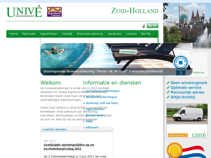 www.univezuidholland.nl