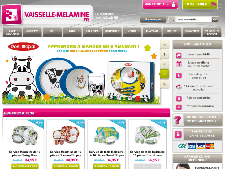 www.vaisselle-melamine.fr