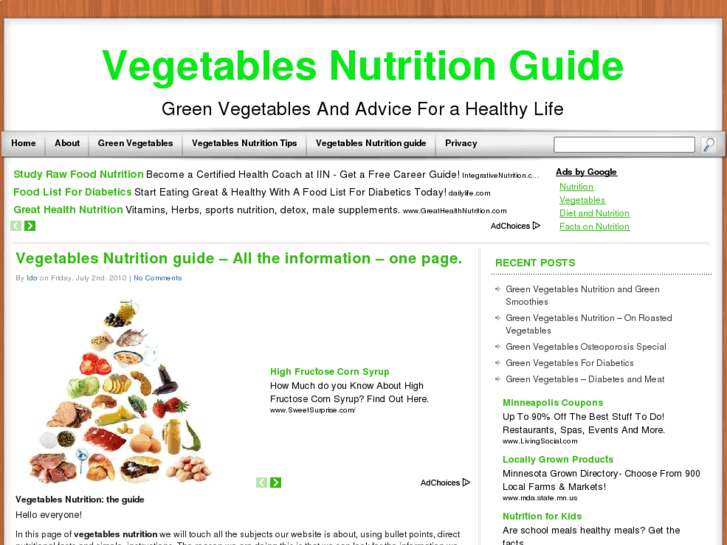 www.vegetablesnutrition.net