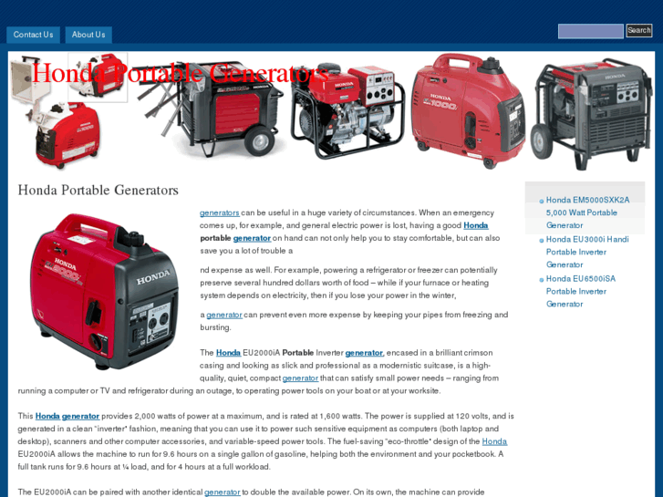 www.hondaportablegenerator.com