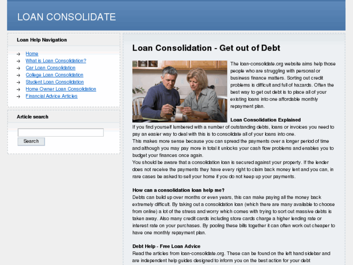 www.loan-consolidate.org