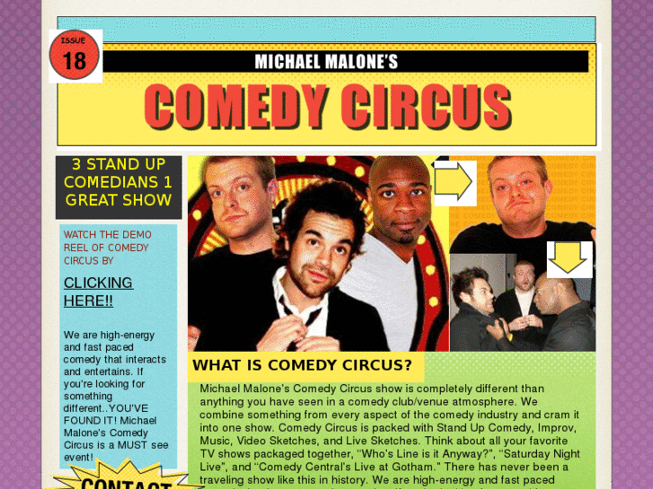 www.michaelmalonescomedycircus.com