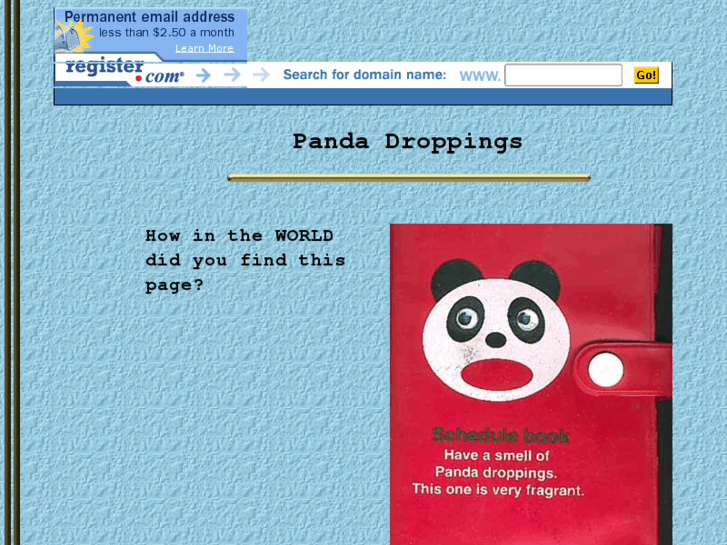 www.pandadroppings.com