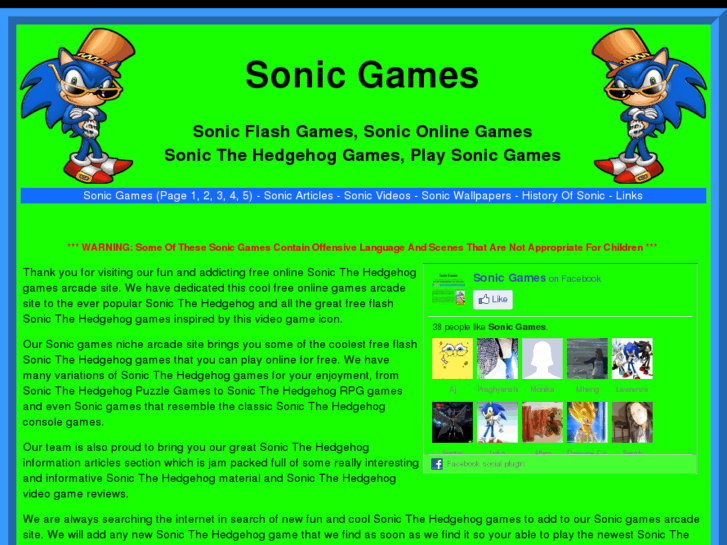 www.playsonicgamesfree.com