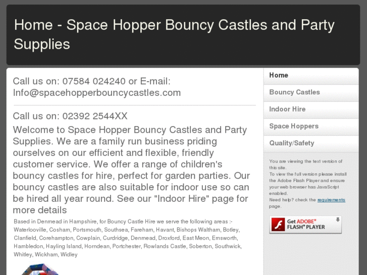 www.spacehopperbouncycastles.com