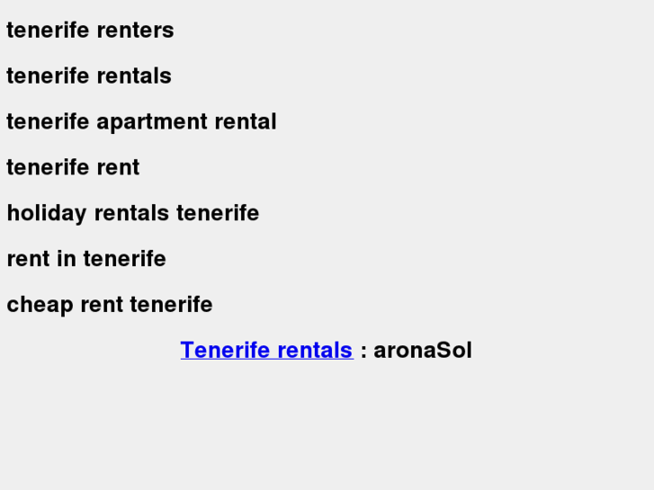 www.teneriferenters.com