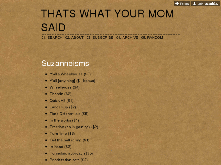 www.thatswhatyourmomsaid.info