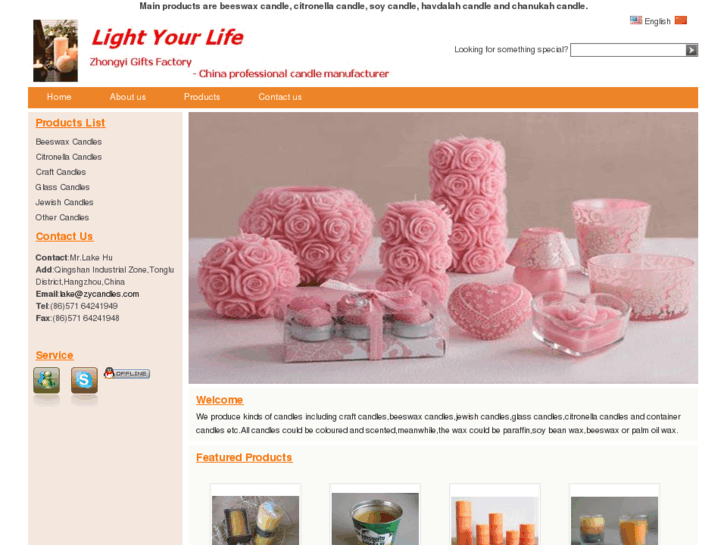 www.zycandles.com