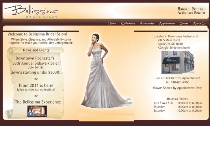 www.bellissimabridalsalon.com