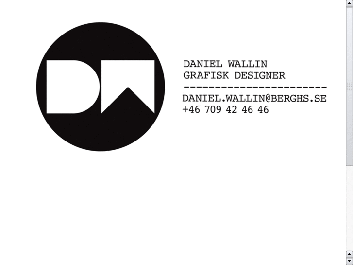 www.danielwallindesign.com