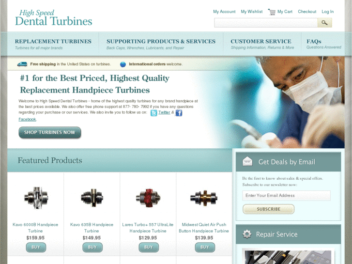 www.highspeeddentalturbines.com