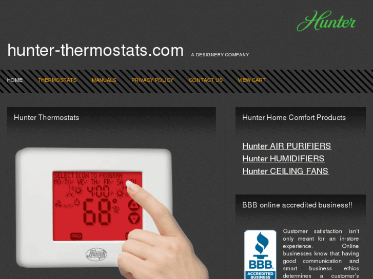 www.hunter-thermostats.com