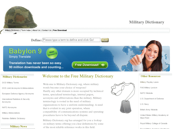 www.military-dictionary.org