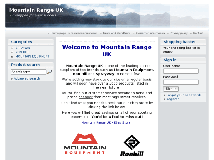 www.mountainrangeuk.com