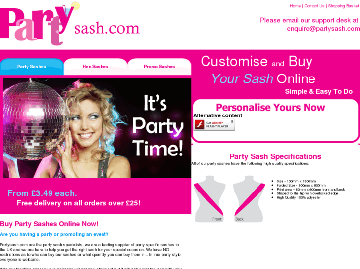 www.partysash.com