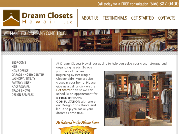 www.dreamclosets.biz