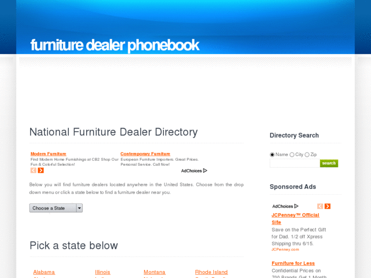 www.furnituredealerphonebook.info