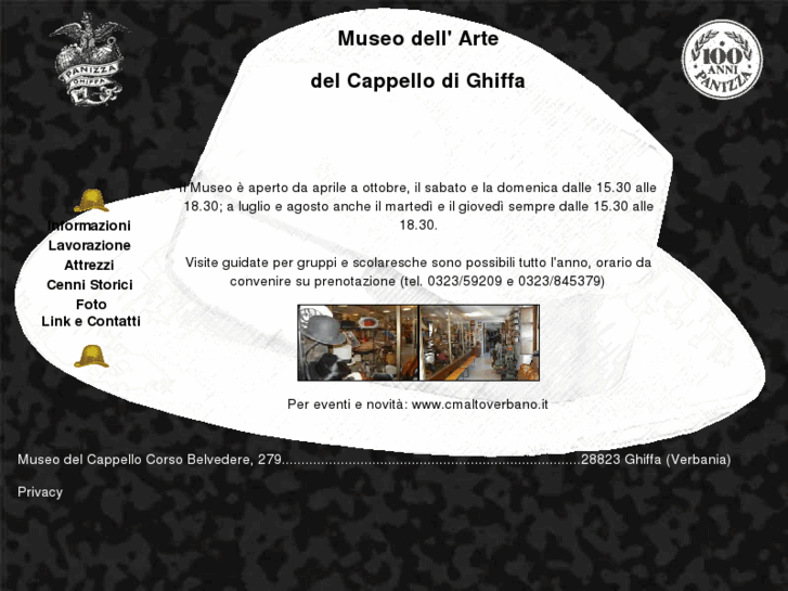 www.museodellartedelcappello.it