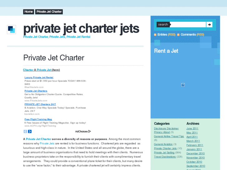 www.privatejetcharterjets.com