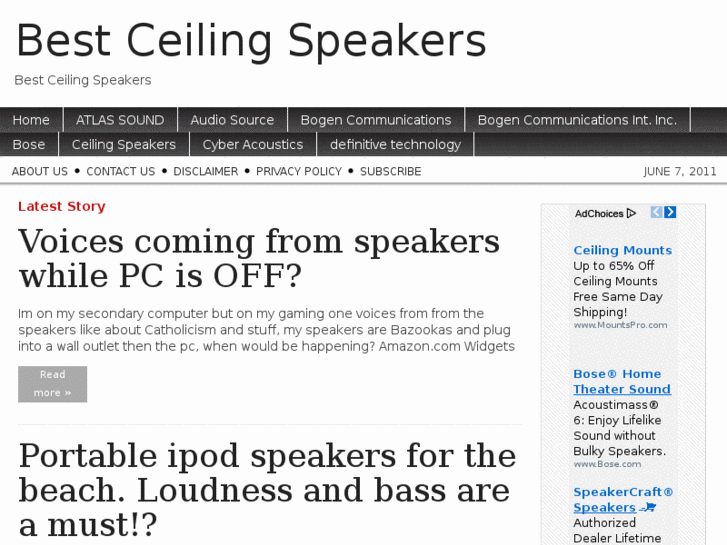 www.bestceilingspeakers.com