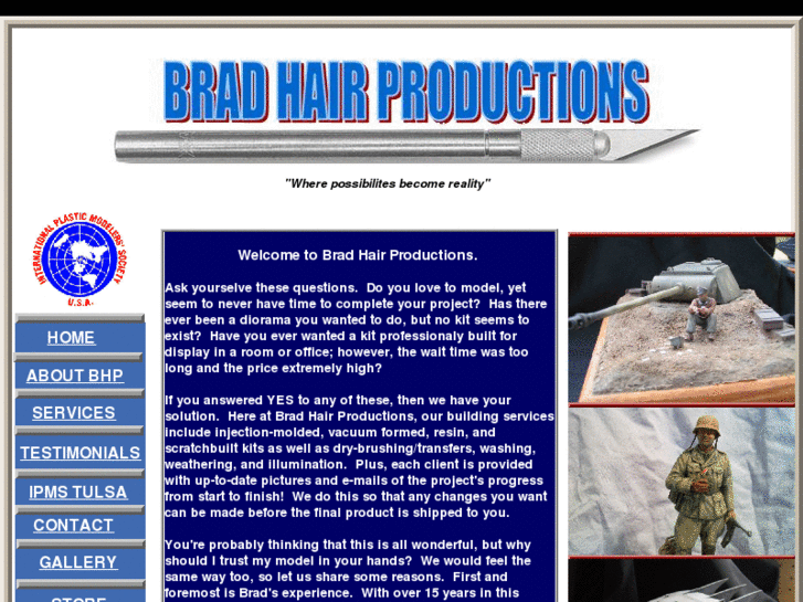 www.bradhairproductions.com