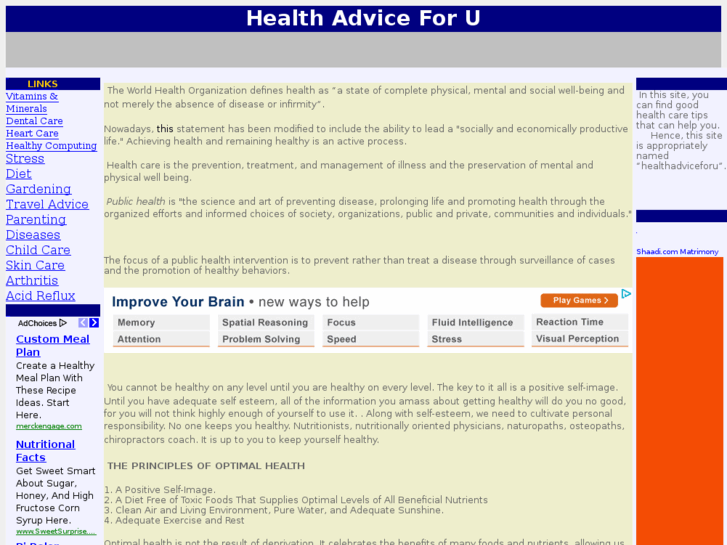 www.healthadviceforu.com